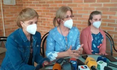 Conferencia de prensa de las hijas de Denis. Foto: Captura.