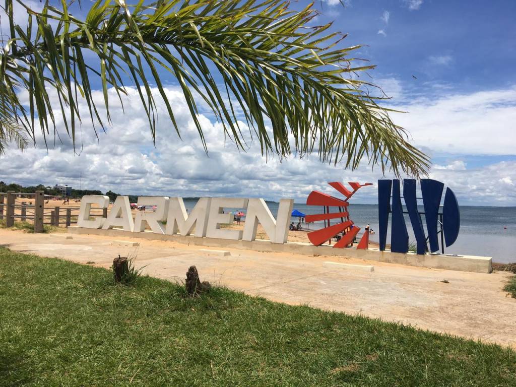 Carmen del Paraná habilitó sus tres playas. Foto: Rocío Gómez.